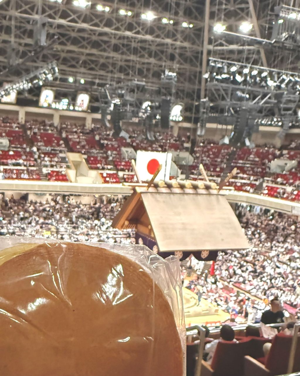 両国国技館で大相撲観戦
