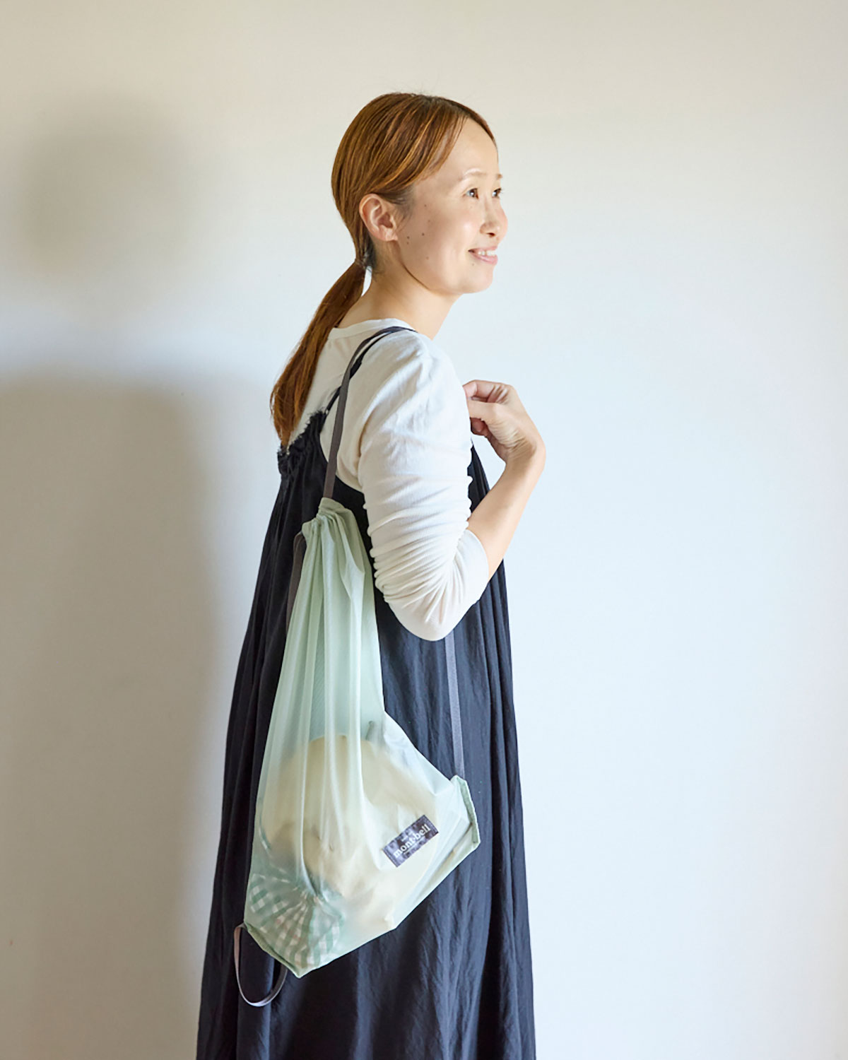 モンベル「U.L.ナップサック」ホワイトのコーディネート