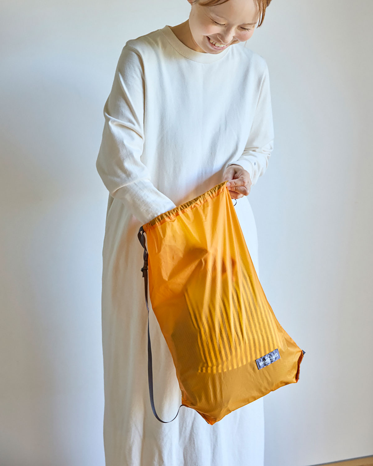 モンベル「U.L.ナップサック」オレンジ