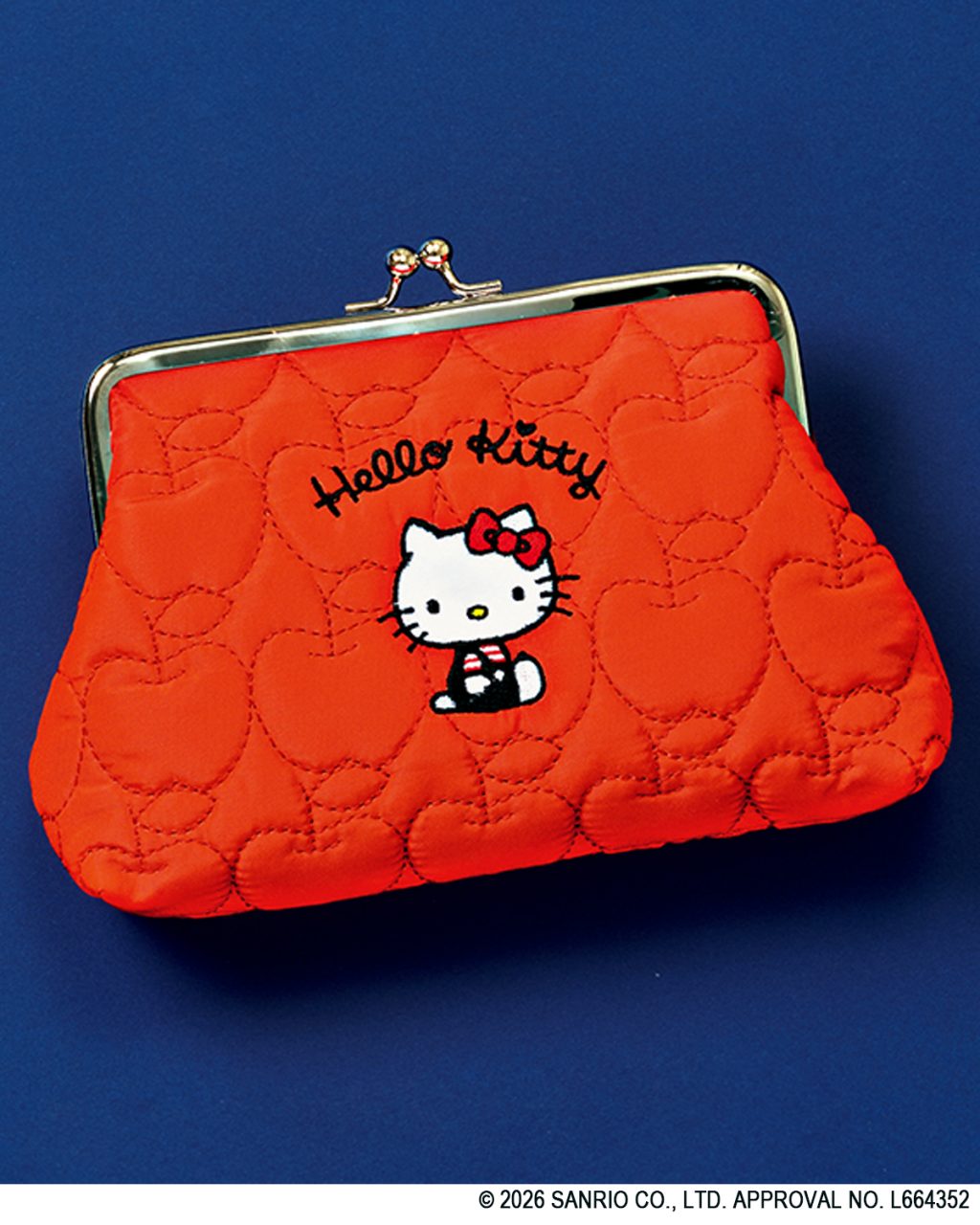 【次号付録「ハローキティ」の刺しゅう入りがま口ポーチ】 コスメやガジェット入れに◎(1/20発売リンネル2026年3月号・3月号増刊)