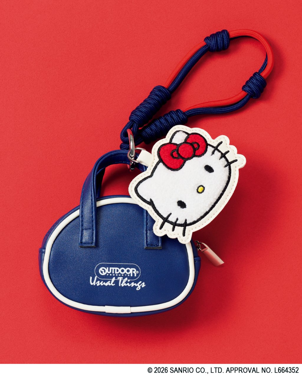 【次号付録「ハローキティ×アウトドアプロダクツ」のバッグ形チャーム】 がレトロでかわいい♡(1/20発売リンネル2026年3月号・3月号増刊)