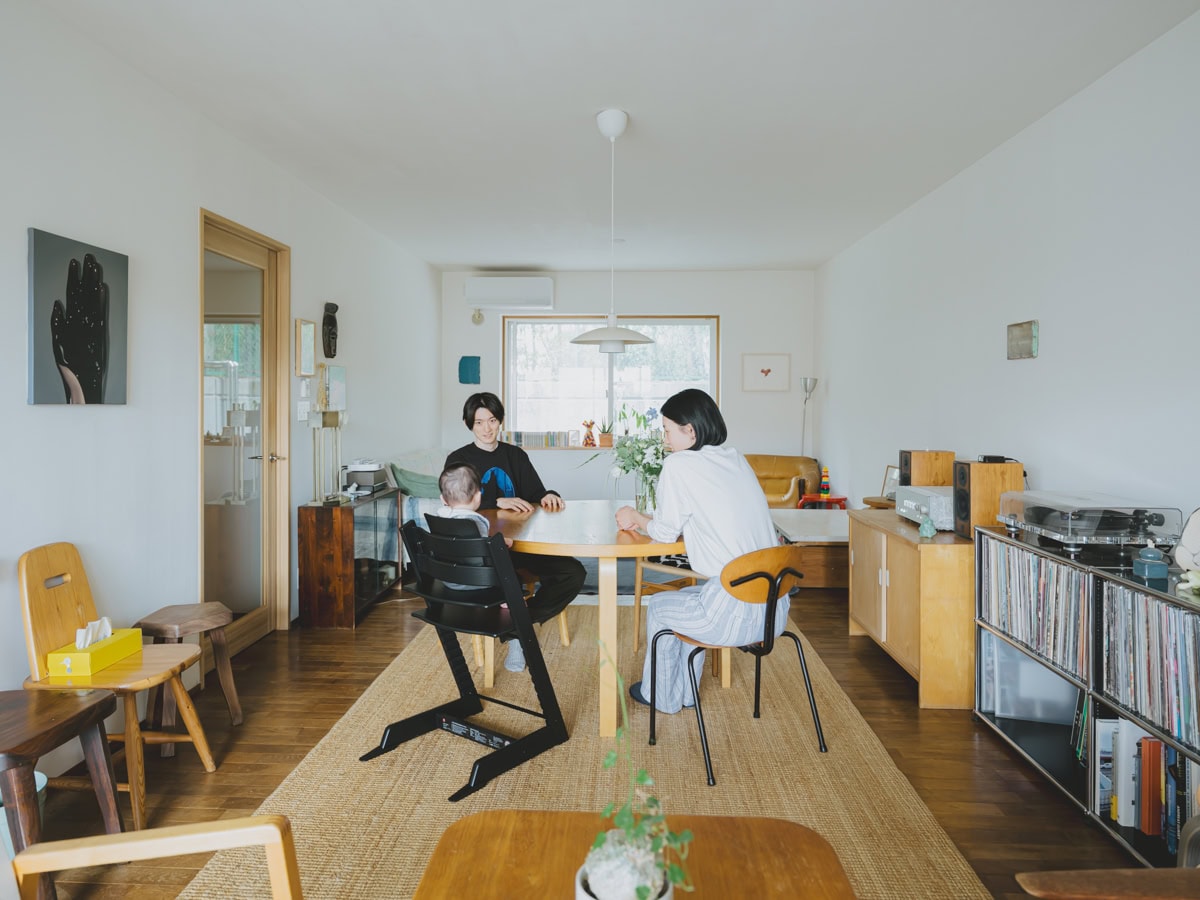 120㎡ 3LDKのヴィンテージマンション|kanakoさん宅のリビングダイニング