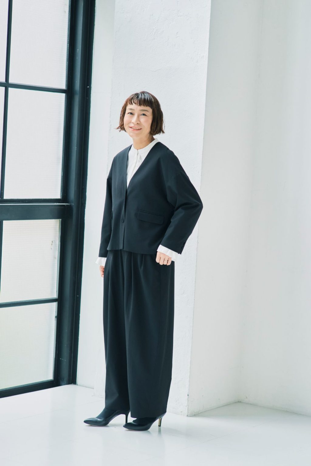 【30代40代に似合うセレモニー服】セットアップでも1枚ずつでも使える! スタイリスト佐藤かなさんと作ったツクル&リンのオケージョンアイテム