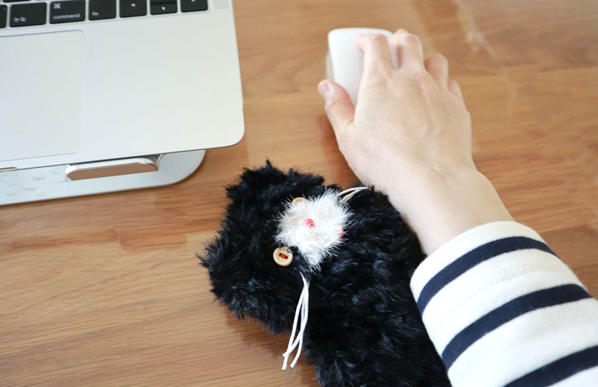 オリジナル・キャットウォーマーポーチ Minuminu(レンジタイプ)カイロとしてはもちろん、ポーチとしても使える2WAY仕様