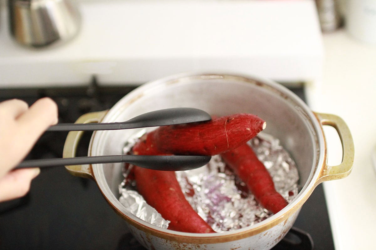 自宅で簡単!無水調理鍋で作る焼き芋の作り方