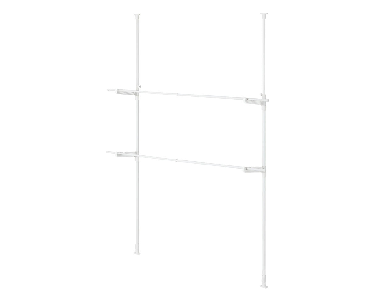 〈アイリスオーヤマ〉の窓枠物干しMW-260NR