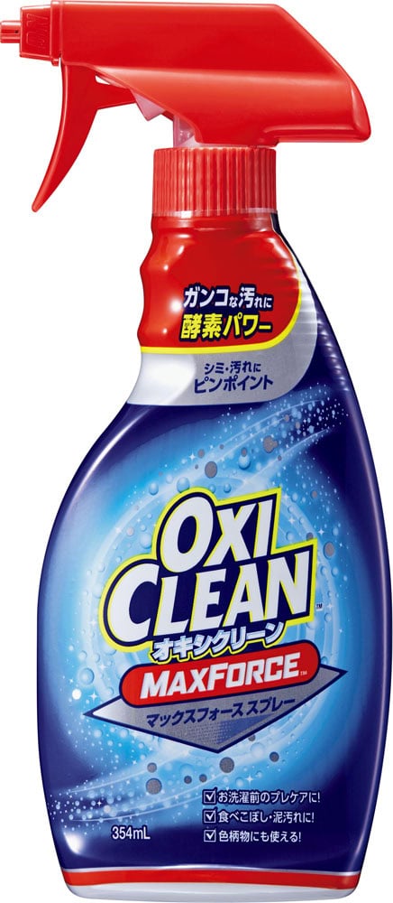 オキシクリーン マックスフォース スプレー 354 mL ¥1,078(グラフィコ)