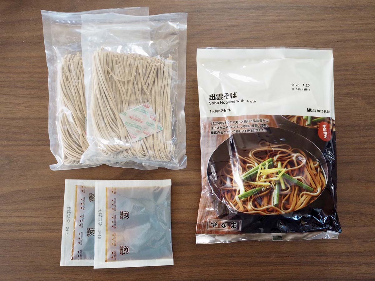 無印良品 出雲そば