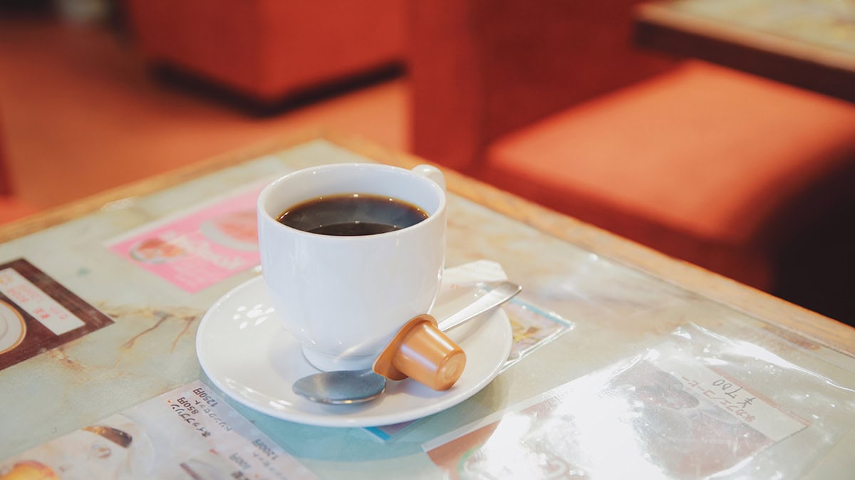 東京・入谷の喫茶店「喫茶トロント」のコーヒー