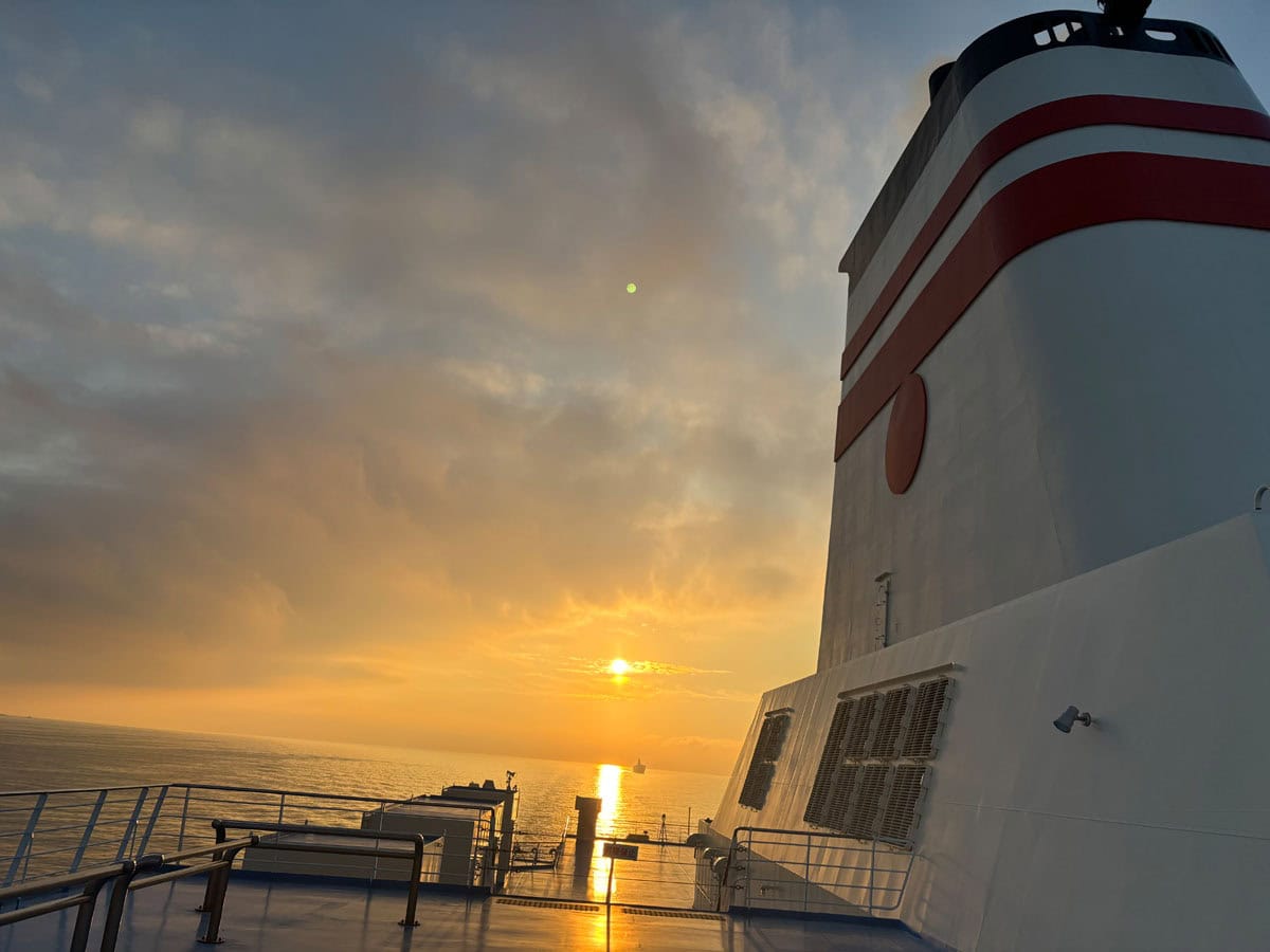 阪九フェリーからの景色