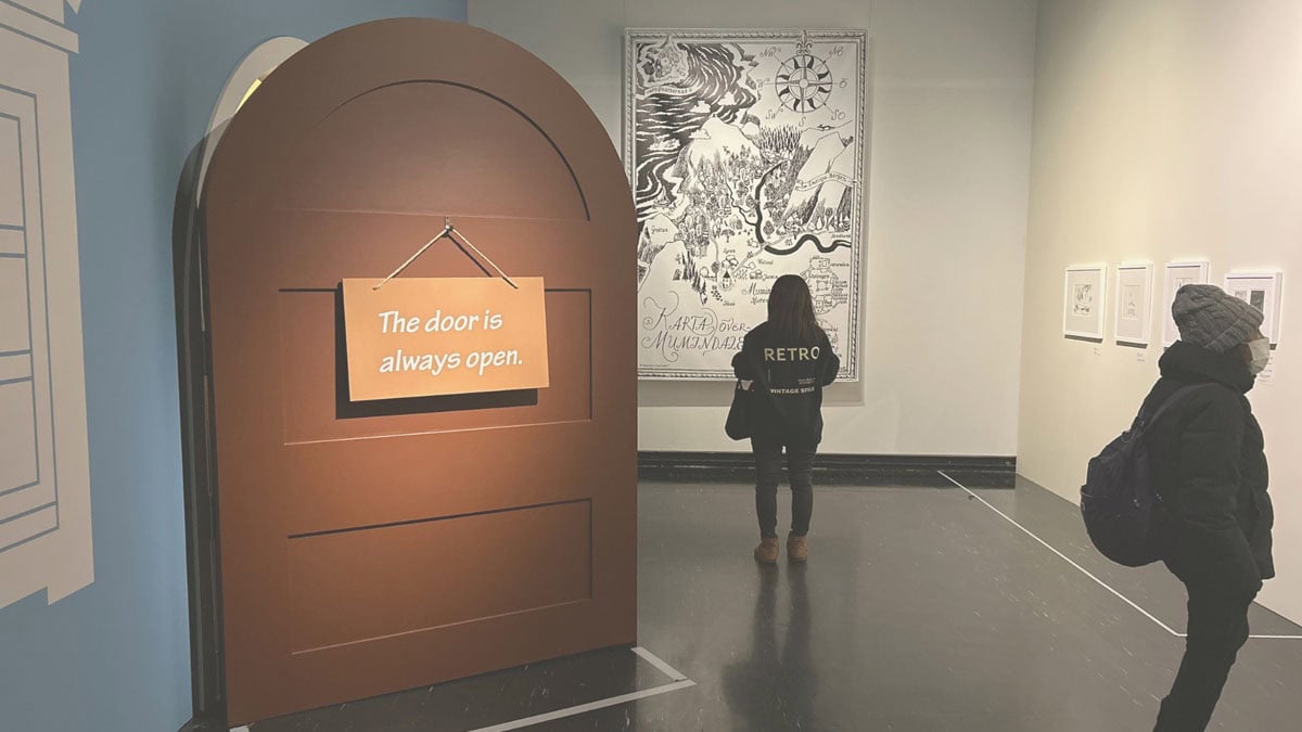 「トーベとムーミン展」は、ムーミンの作者として知られるトーベ・ヤンソンの創作人生を体験できる展覧会
