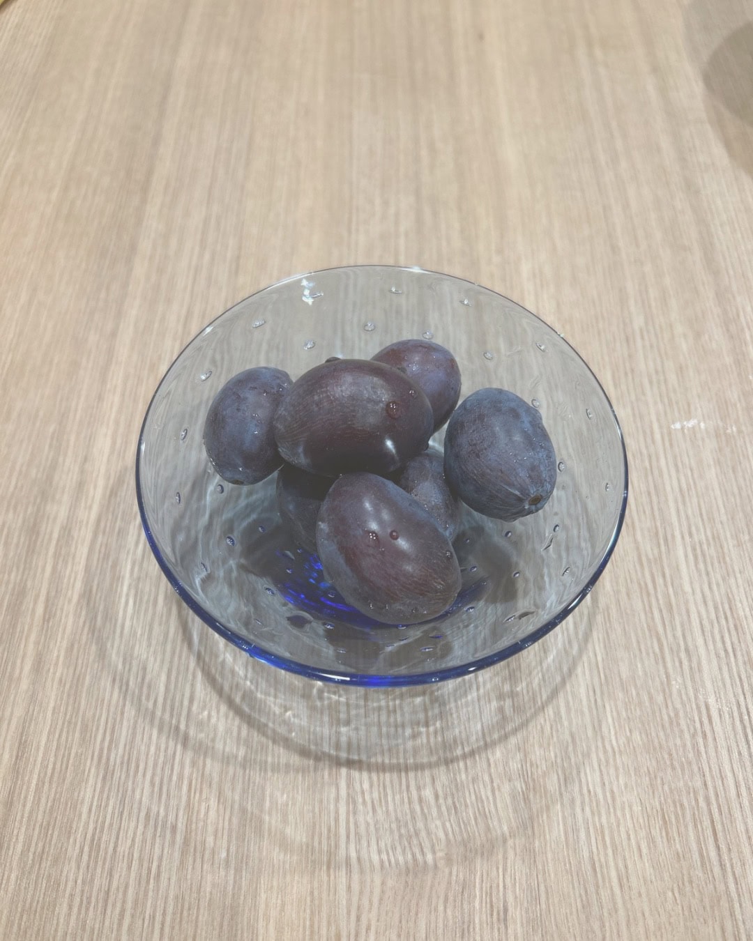 グラチッタ(琉球ガラス工房)で購入したガラスの器