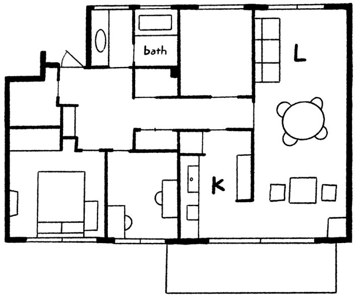 120㎡ 3LDKのヴィンテージマンション|kanakoさん宅の間取り図
