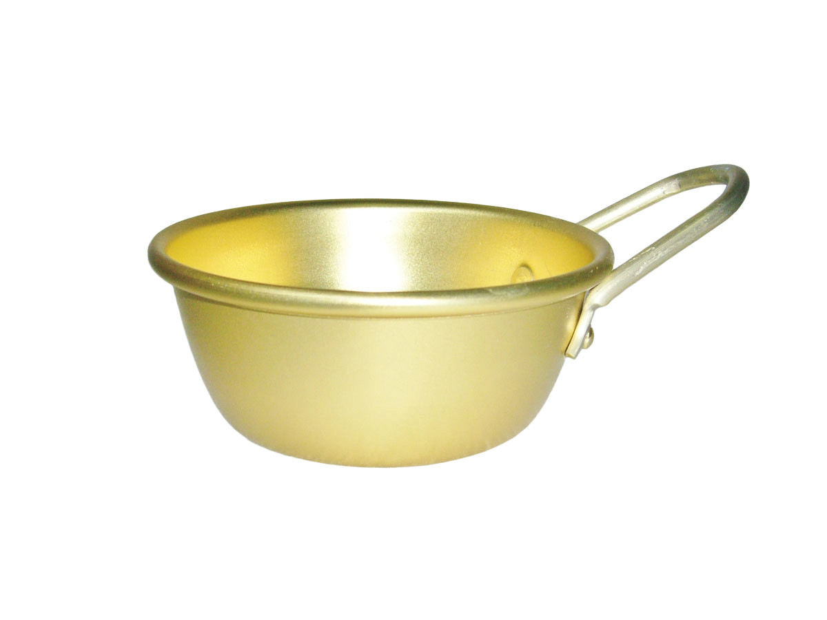 〈前川金属工業所(宝こづち印)〉のマッコリコップ手付