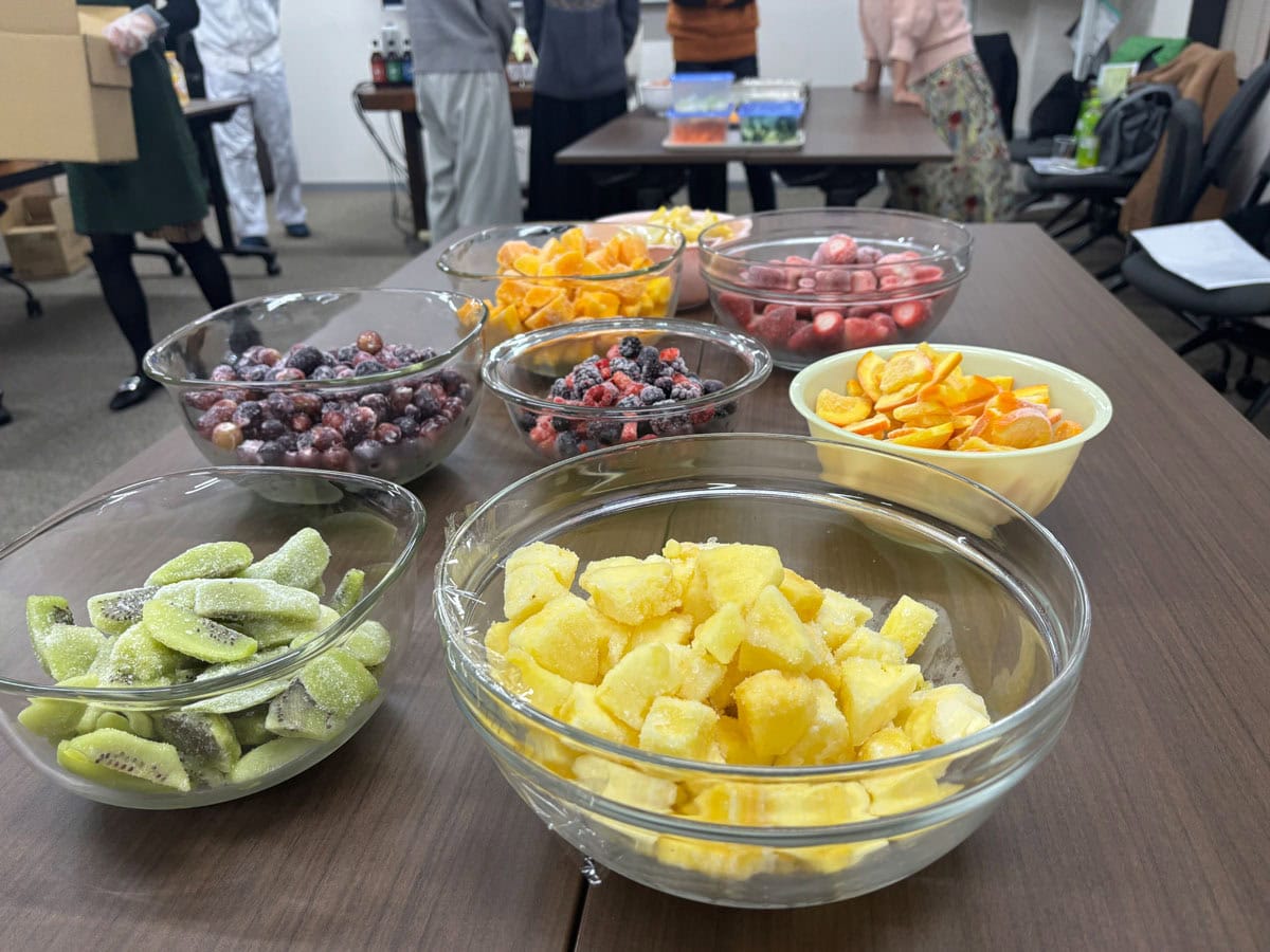 神戸のお酢メーカー「マルカン酢」の工場見学の様子