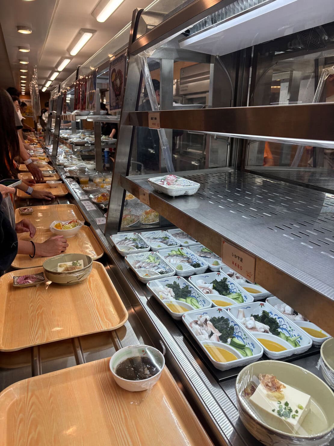 阪九フェリー内のレストランの様子