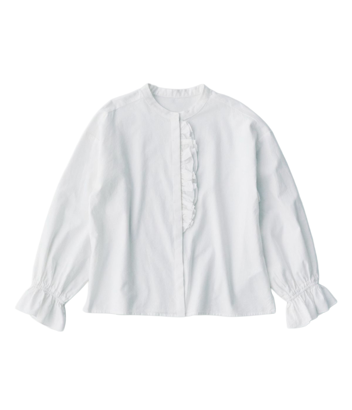 上品なフリルがかわいい30代40代に似合うセレモニーブラウス