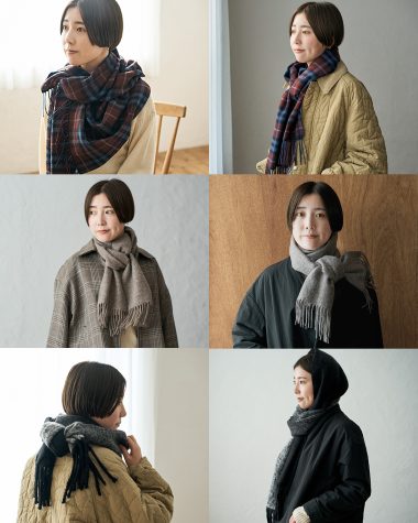 【大人かわいいマフラーの巻き方6選】 無印良品、ユニクロ、GUのマフラーを使った、簡単でおしゃれ見えする巻き方をチェック！