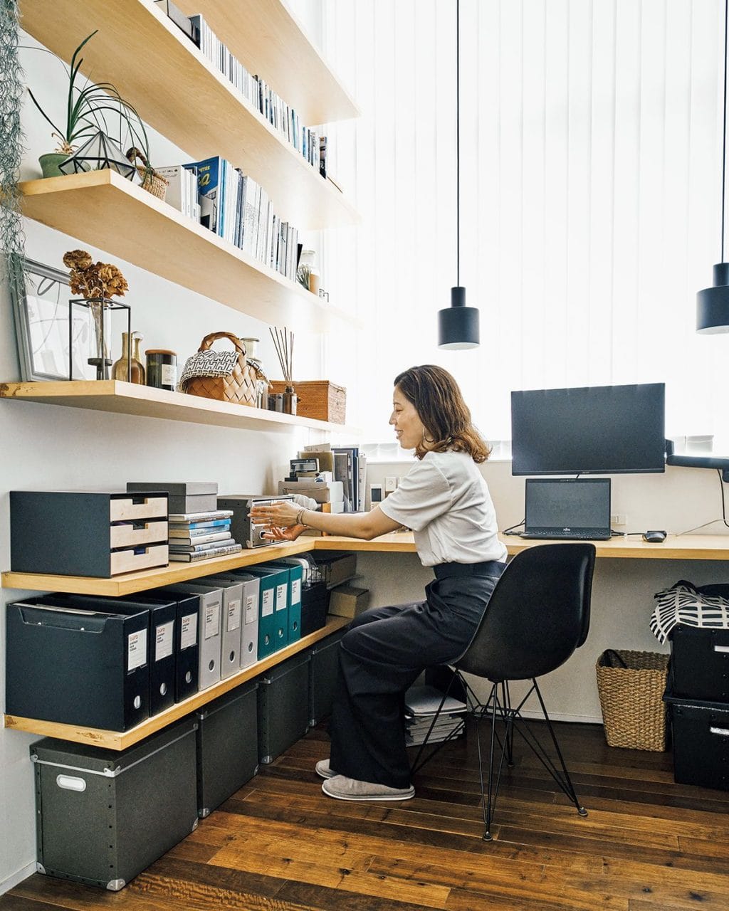 【ニトリ・イケア・無印良品の収納実例アイデア】 整理整頓しながらインテリア性もある部屋づくり:宇高有香さん宅