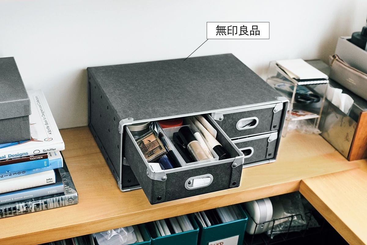 「無印良品」の「硬質パルプボックス」。