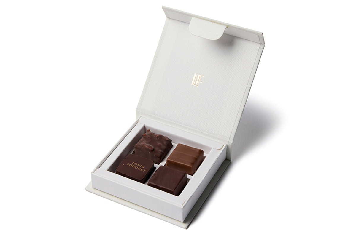 【ディーンアンドデルーカのバレンタイン2026】ルイ・フーケ アソーテッドショコラボックス 4粒入 ¥2,700