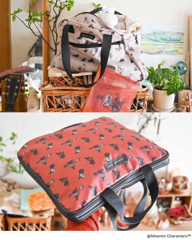 【ムーミン付録ボストンバッグ＆メッシュポーチと衣類圧縮ケースの使用レビュー】 旅行にも、毎日のお出かけにも大活躍｡荷物多めさんの味方です！