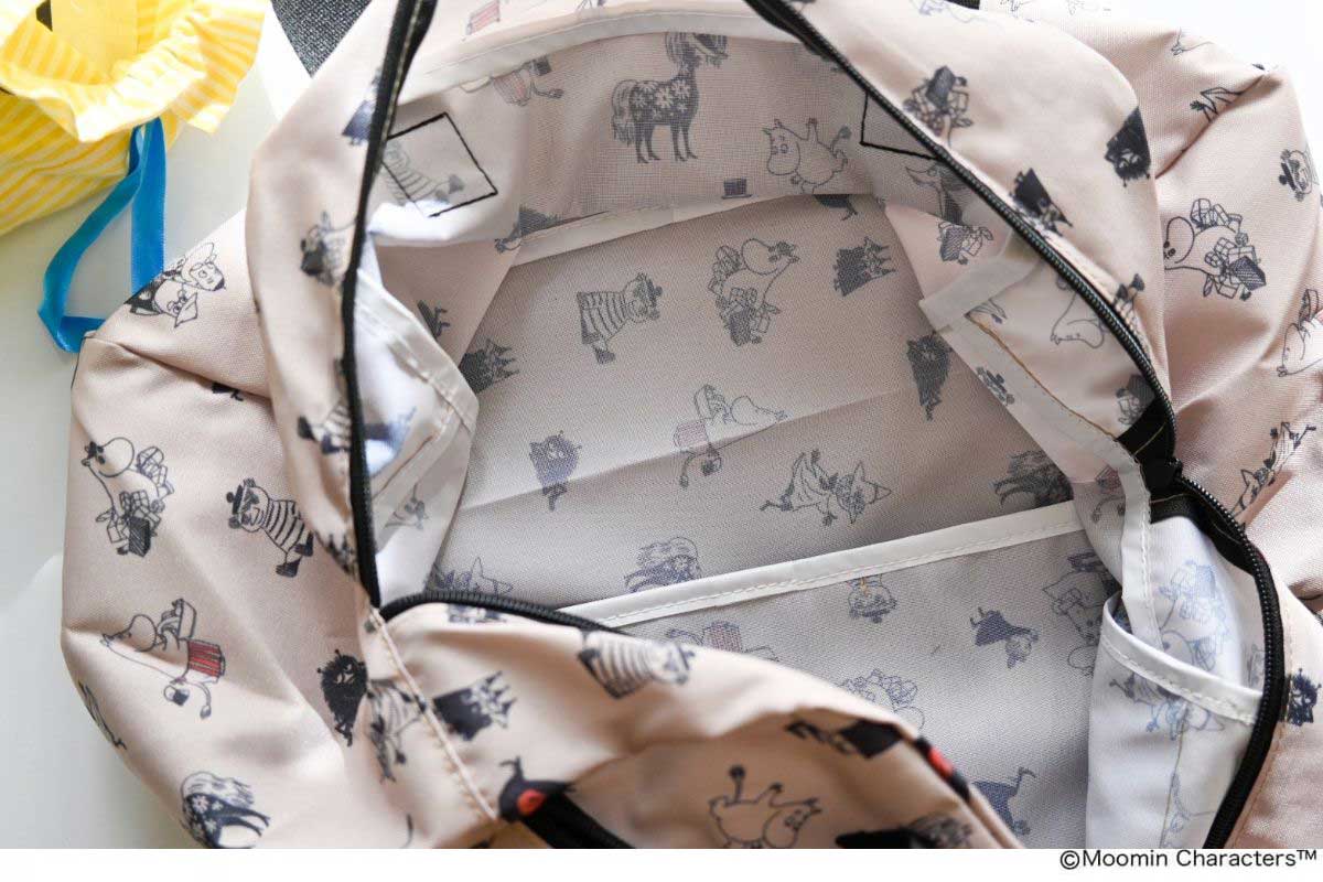 リンネル2026年4月号「ムーミン」×「サマンサ モスモス」ボストンバッグ