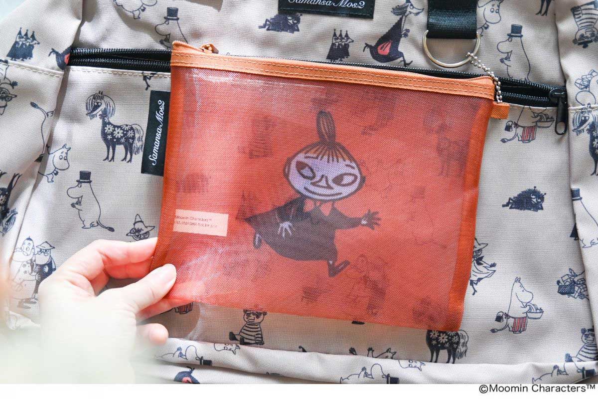 リンネル2026年4月号「ムーミン」×「サマンサ モスモス」ボストンバッグ&メッシュポーチ