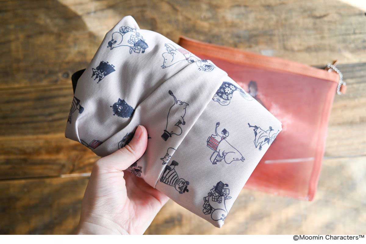 リンネル2026年4月号「ムーミン」×「サマンサ モスモス」ボストンバッグ&メッシュポーチ