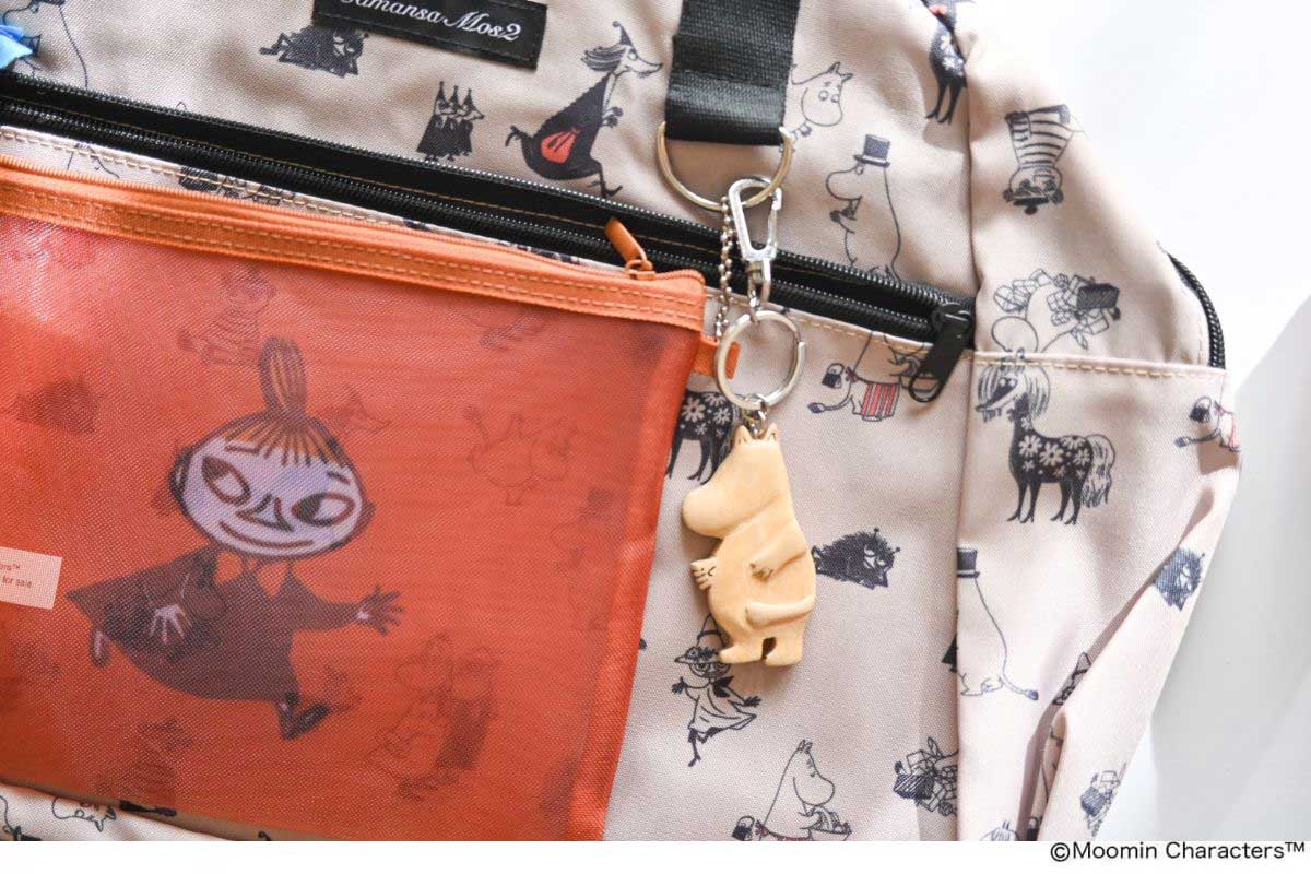 リンネル2026年4月号「ムーミン」×「サマンサ モスモス」ボストンバッグ&メッシュポーチ