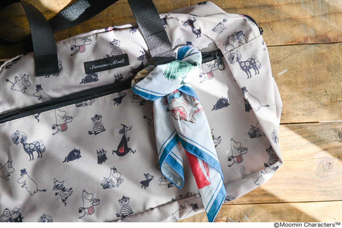 リンネル2026年4月号「ムーミン」×「サマンサ モスモス」ボストンバッグ
