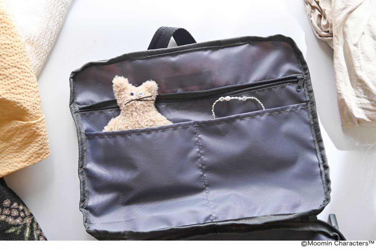 リンネル2026年4月号増刊「ムーミン」×「サマンサ モスモス」衣類圧縮ケース