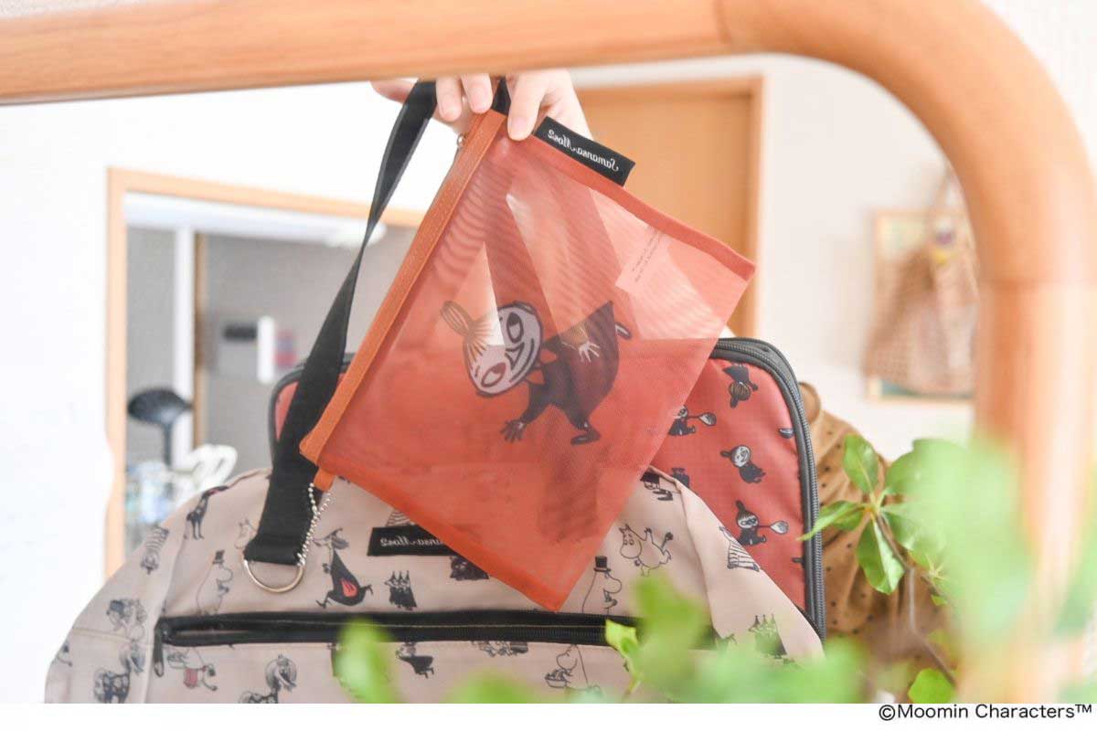リンネル2026年4月号「ムーミン」×「サマンサ モスモス」ボストンバッグ&メッシュポーチ