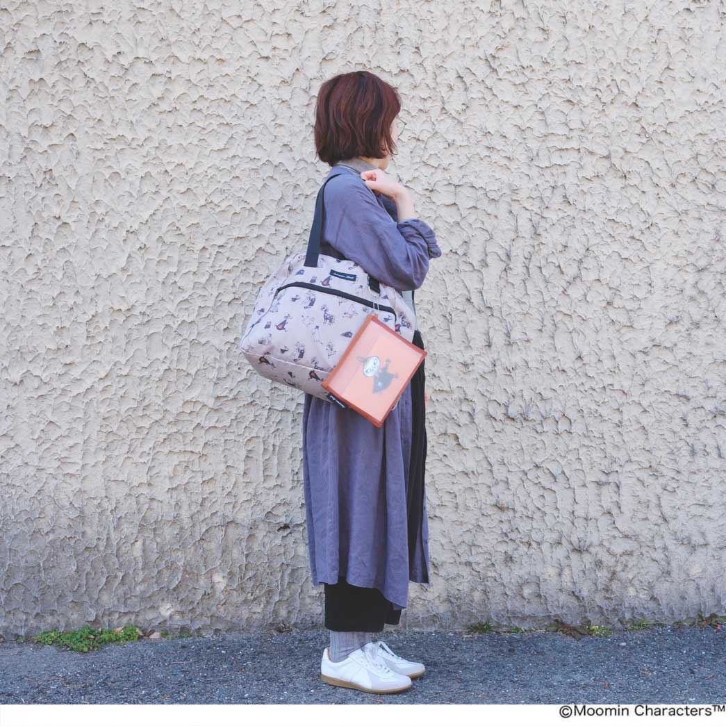 リンネル2026年4月号「ムーミン」×「サマンサ モスモス」ボストンバッグ&メッシュポーチ