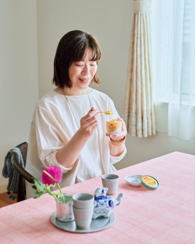 イオントップバリュ限定の植物性ミルクのアイスは柳沢さんのお気に入り