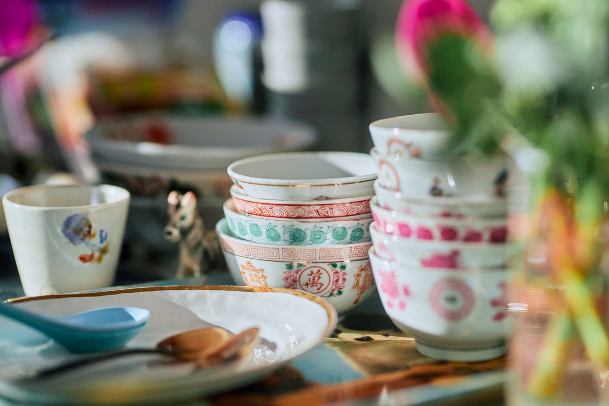 柳沢小実さんご自宅の器