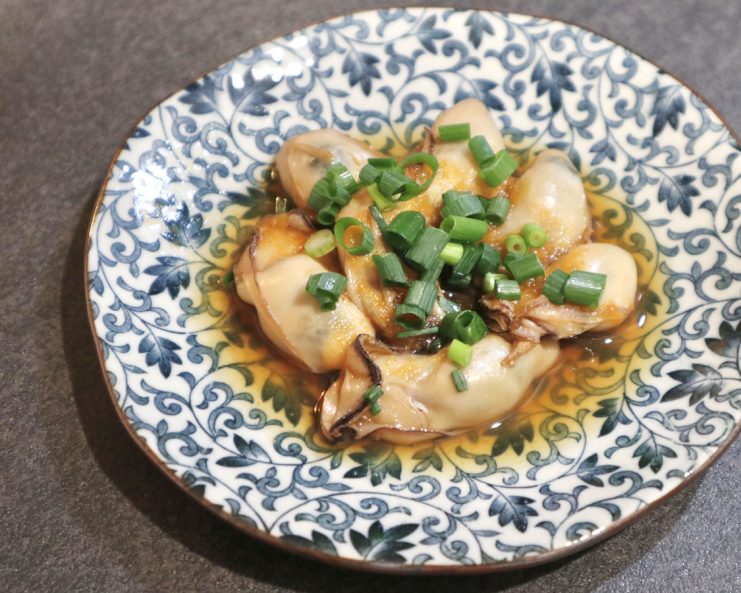 牡蠣のポン酢煮