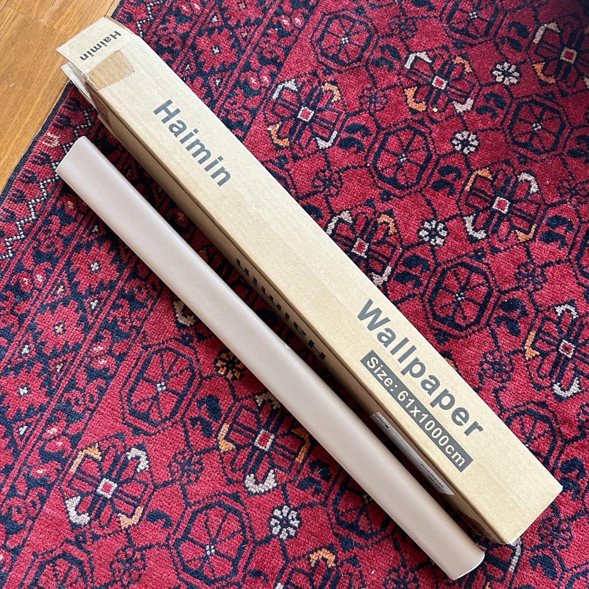 Haiminの貼ってはがせる壁紙(アンバーブラウン)
