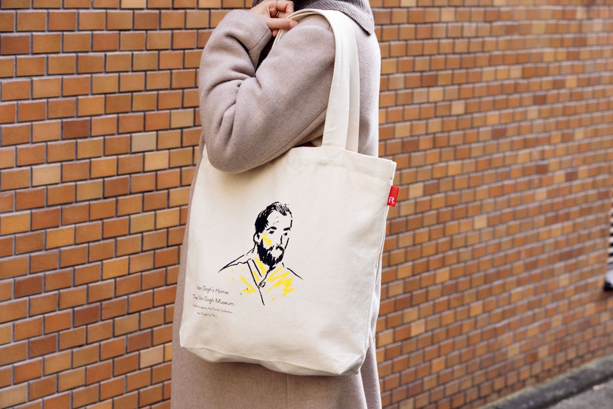 ゴッホ展で購入したトートバッグ