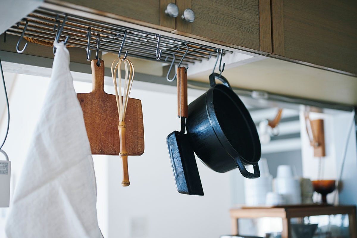 グラフィックデザイナー立古尚子さん宅のキッチン