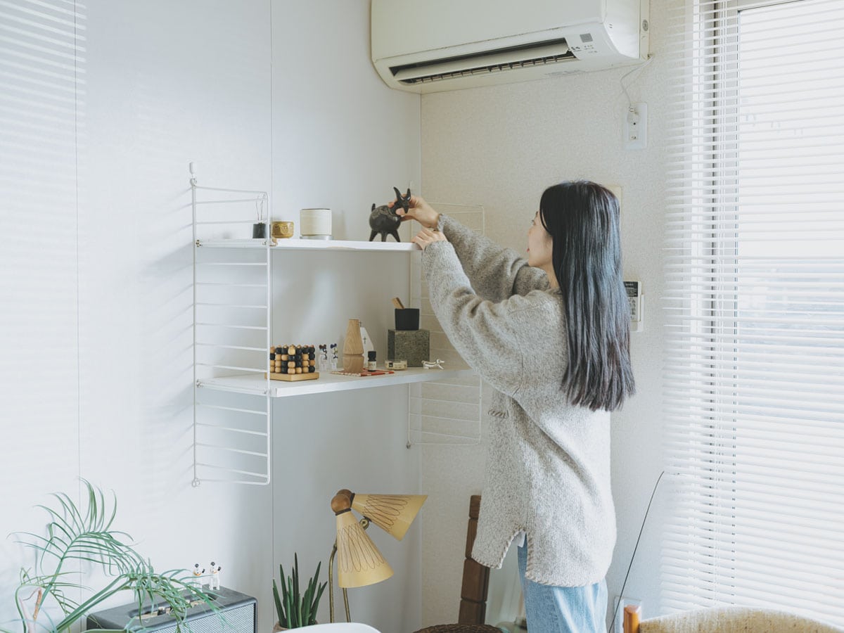 好みの雑貨を並べて楽しまれています