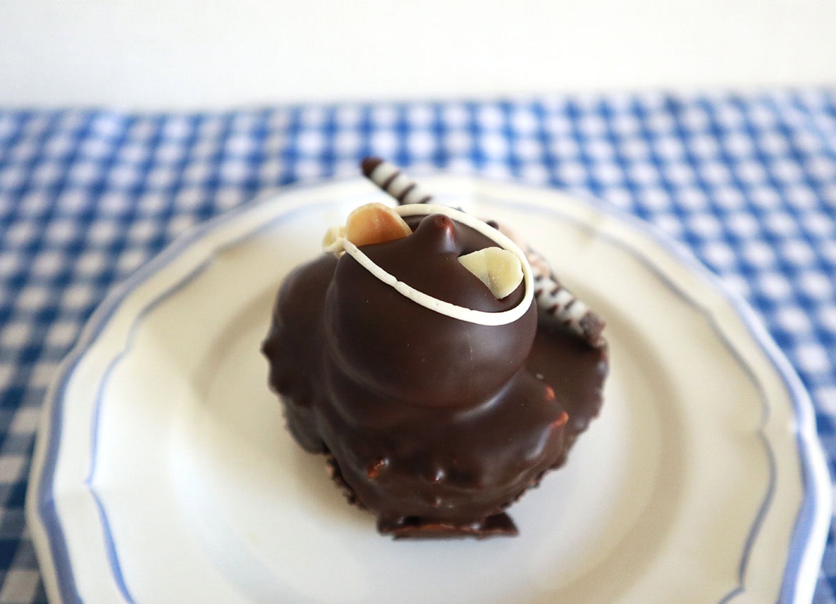 タヌキケーキの後ろ姿も可愛い