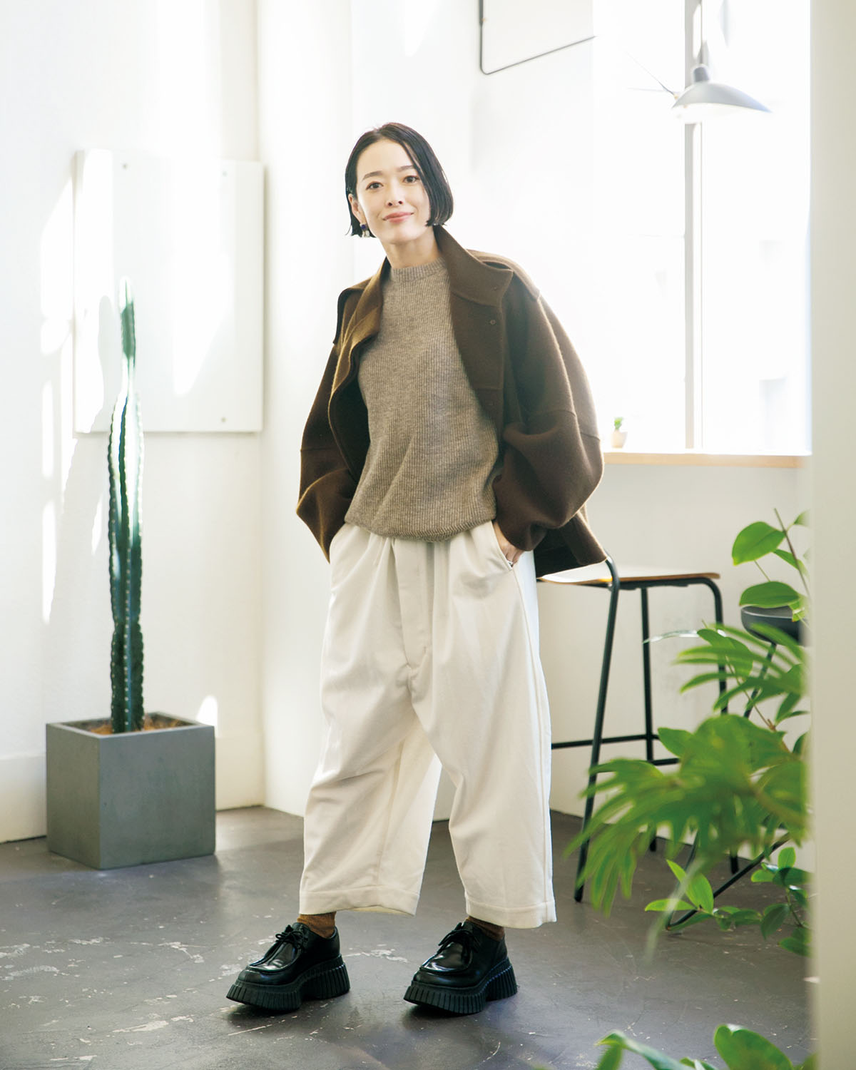 Soldum inc.主宰・深澤絵さんの私服スナップ