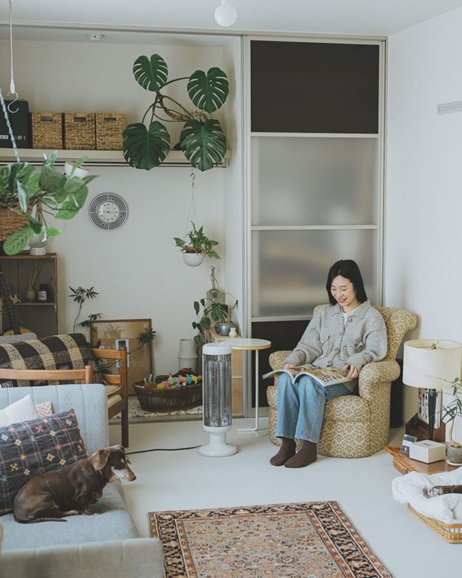 2匹の愛犬を眺めながら暮らす。開放的な住まいづくり：素敵なおうち訪問 Sakiさん宅