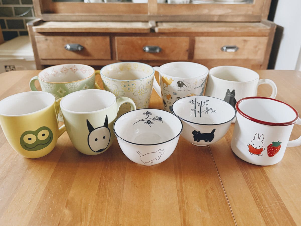 お気に入りのマグカップたち