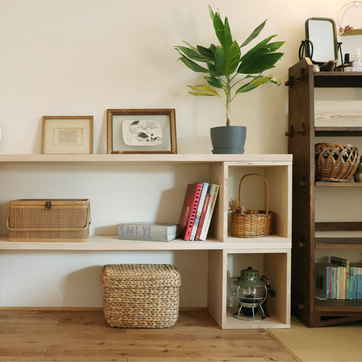 つみハコ 積み木のようなモジュール家具