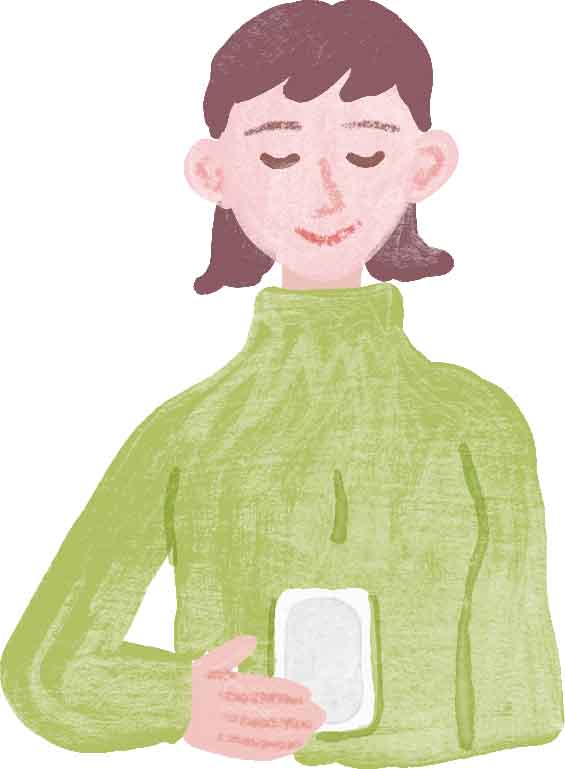 冷え改善・対策 貼るカイロで「温活法」胃腸 みぞおち