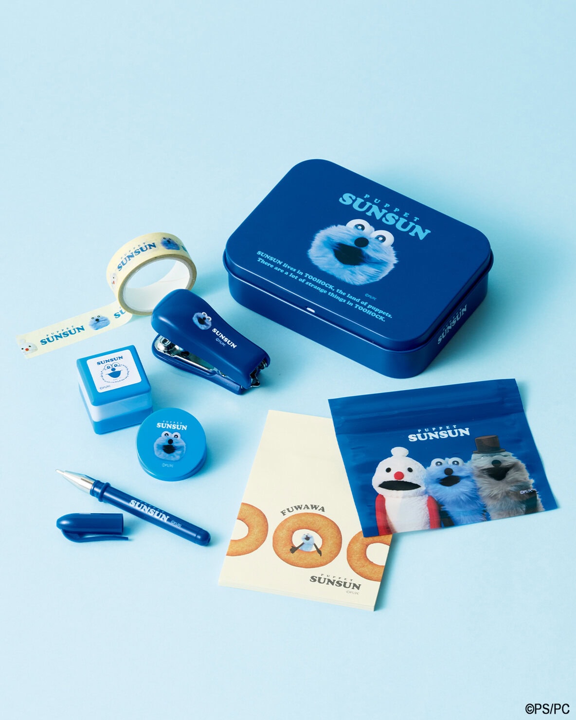 【リンネル最新号付録は初登場パペットスンスン】事務作業がはかどる!「かわいくて便利な缶ケース入りミニ文具セット」 (3/19発売リンネル2026年5月号)