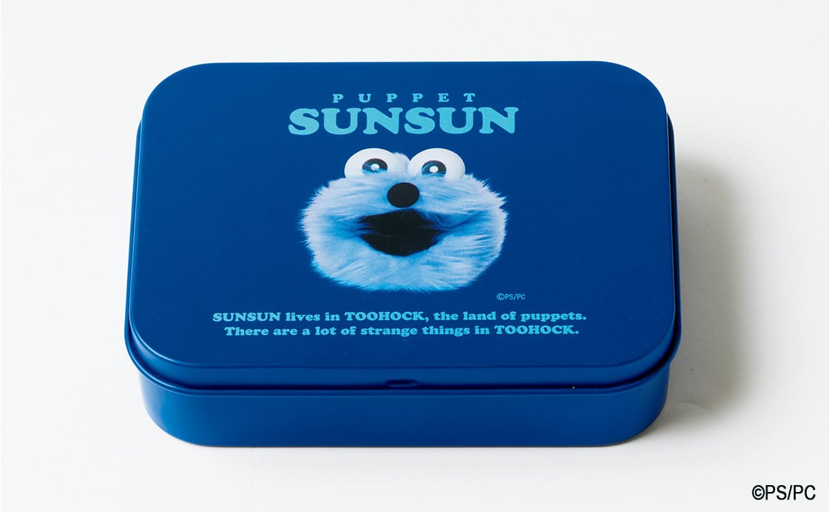 リンネル付録【パペットスンスン】「かわいくて便利な缶ケース入りミニ文具セット」 缶ケース(3/19発売リンネル2026年5月号)