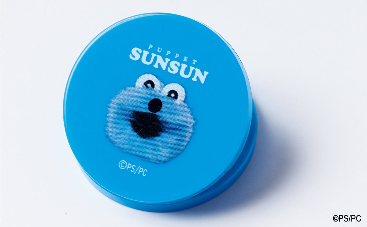 リンネル付録【パペットスンスン】「かわいくて便利な缶ケース入りミニ文具セット」 丸型クリップ(3/19発売リンネル2026年5月号)